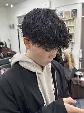 アオ(ao.) 大人気波巻きパーマ/men’s hair