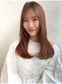 TLUUS黒髪ココアベージュオリーブグレー小顔クラゲヘアー