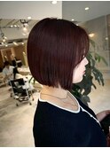 ショートボブ/ミニボブ/ストレート