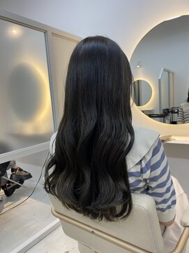 シダ(sida SAIIN) 【藤原】20代30代韓国風巻き髪アッシュカラー