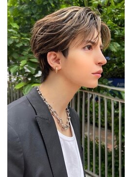 ランズ リアオオサカ(LANDS RiaOSAKA) メンズカット　メッシュカラー【韓国ヘア 大阪 梅田】