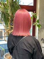 ヲタク(wotaku.)&nbsp;ピンクカラー派手髪カラー暖色カラーダブルカラーケアブリーチ