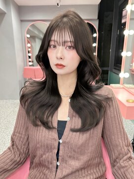 ボタン シブヤ(VOTAN SHIBUYA) 韓国ヘア/顔まわりカット/前髪あり/顔まわりレイヤーカット