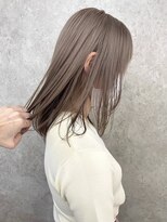 サンク 原宿 表参道(cinq) 韓国ヘア顔周りレイヤーミルクティーベージュグレージュカラー