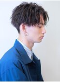 センターパートツイストスパイラル