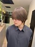 メンズカット+ケアブリーチダブルカラー＋Tr ￥21000