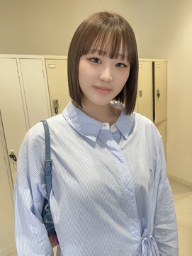 エテレ(etele) 切りっぱなしボブ【奥村】