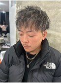 波巻きツイストスパイラルパーマ/フェザーパーマ/眉毛/メンズ