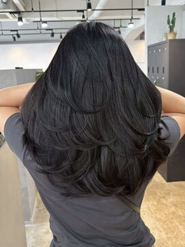 メリー オオサカ(Merly Osaka) butterfly layer cut