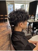 アップバングショート