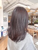 ビーチ(BEACH)&nbsp;ブリーチなしカシスラベンダーグレージュレイヤー