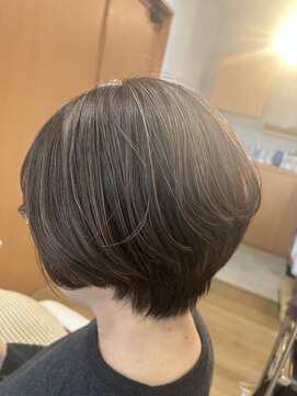 エス ハート オブ ヘアー 名東店(Heart of HAIR) 【スタイリスト佐藤】Autumn Style#ショートボブハイライト