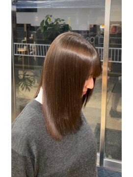 オプスヘアー 西新店(OPS HAIR) 髪質改善×オリーブベージュ♪