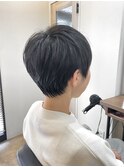 すっきりショート×黒髪
