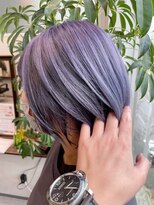 グーフィートーキョー 銀座(Goofy Tokyo)&nbsp;逆インナーカラー/ラベンダー/バイオレット/ショートボブ/東京