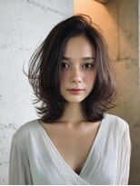 アンドレイ 表参道(andrey)&nbsp;着物ヘア/大人ガーリー/ダークアッシュ/似合わせカット/表参道