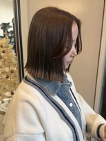 ナナナ パレナ 大津膳所店(nanana parena)&nbsp;くすみ透明感/かわいい顔まわり縮毛矯正ボブの美バランス