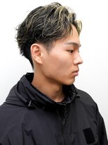 グラシアス(gracias)&nbsp;メンズカット刈り上げセンターパートツーブロック0202