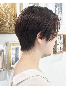 プライベートサロン キッテ(private salon kitte.)の写真/【かっこいい大人ショート】シルエットやまとまりやすさ、扱いやすさにこだわったショートスタイル◎