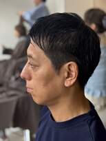 メンズカット バイ ソイクフ(メンズカット by SOY-KUFU)&nbsp;センターパートフェードカットセンター分け