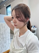 バランス ハレまち通り岡山駅前店(balance.) 夏の時期、括ってもおしゃれに可愛く。