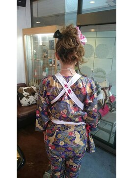 スナージーヘアーメイクス(SNAZZY HAIR MAKES) 2017成田祇園祭お祭りセットアップ