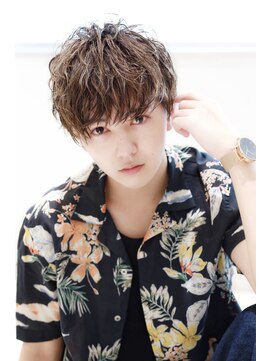 リップスヘアー 銀座(LIPPS hair) グランジサイドパートショートテクノクラウドマッシュ