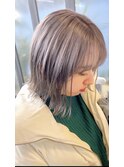 【verda】クリアパープル×ことりベージュ×ウォータフォール