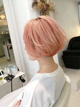 ファイブボックスヘアー 広島(five vox hair) ペールピンク