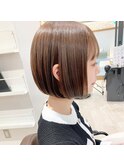 髪質改善ケアストレートで作る小顔ボブ