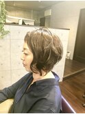 アシンメトリー2ブロックボブ/亀戸/亀戸駅北口