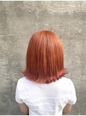 韓国風 ブリーチ オシャレかわいい ツィオレンジ