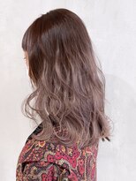 アイティーバイアルバム 八王子店(IT by ALBUM) ピンクグレー_マロンベージュAラインボブ_ba325092