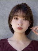 前髪あり小顔大人ボブ20代30代40代【AIN.表参道】川原大地