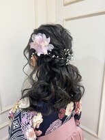 クロップ エス 湘南辻堂(crop es) crop es湘南辻堂 yuuka☆卒業式 ハーフアップ