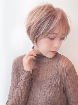 ラ ブレス あべのキューズ(LaBless) ハイトーン×ショートヘア[大人可愛い 20代 30代 40代]（天王寺)