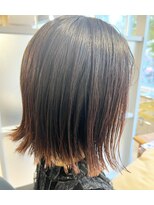サロン ド ビカ(Salon de bika)&nbsp;外はねボブ×ナチュラルグラデーション