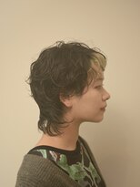 ベンジー 代々木上原店(benji)&nbsp;ウルフに相性良すぎなおしゃれワンカールニュアンスパーマ