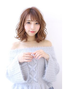 オーロ 西宮店(ORO) 透明感たっぷりウェーブべージュ