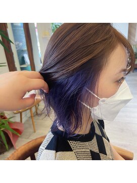 フレア・イデア(flare-想-) インナーカラーボブ