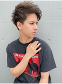 刈り上げ束感アップバング