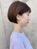 モリオ フロム ロンドン 大宮2号店(morio from London) 【なかじま ひびき】ワイドバング×大人かわいいミニボブ