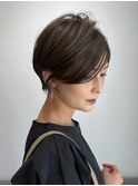 小顔ハンサムショート20代30代40代ショートヘア