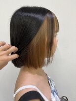 アオアクア バイ グルグル 小岩店(ao akua by GULGUL)&nbsp;.ベージュ系前髪インナーカラー.