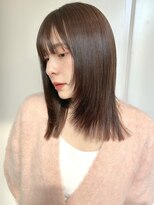 ローネス(LONESS)&nbsp;ミディアムレイヤー/ブラウンベージュ/レイヤーカット