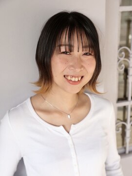 ボラトゥ(Bora two) ミントベージュ×外ハネボブ~