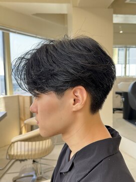 ニコ トウキョウ ヨコハマ(nico) メンズ/センターパート/ニュアンスパーマ