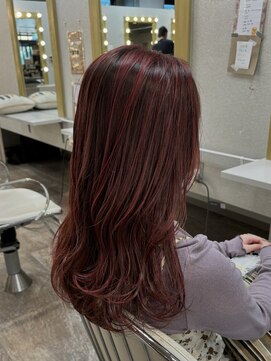 シャンプーボーイ 宮崎駅前店(SHAMPOO BOY) ハイライト×レッド(^^)宮崎/ハイライト