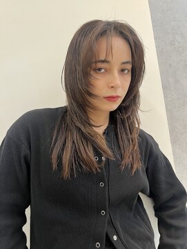 ジュエム(jouerm) くびれレイヤー小顔カット☆前髪イメチェンミディボブルフ