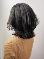 シルクレイヤーカット*レイヤーボブ*白髪染め*黒髪*髪質改善